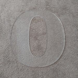 Guest Book Alternative 22inch Acrylic Letter "O"